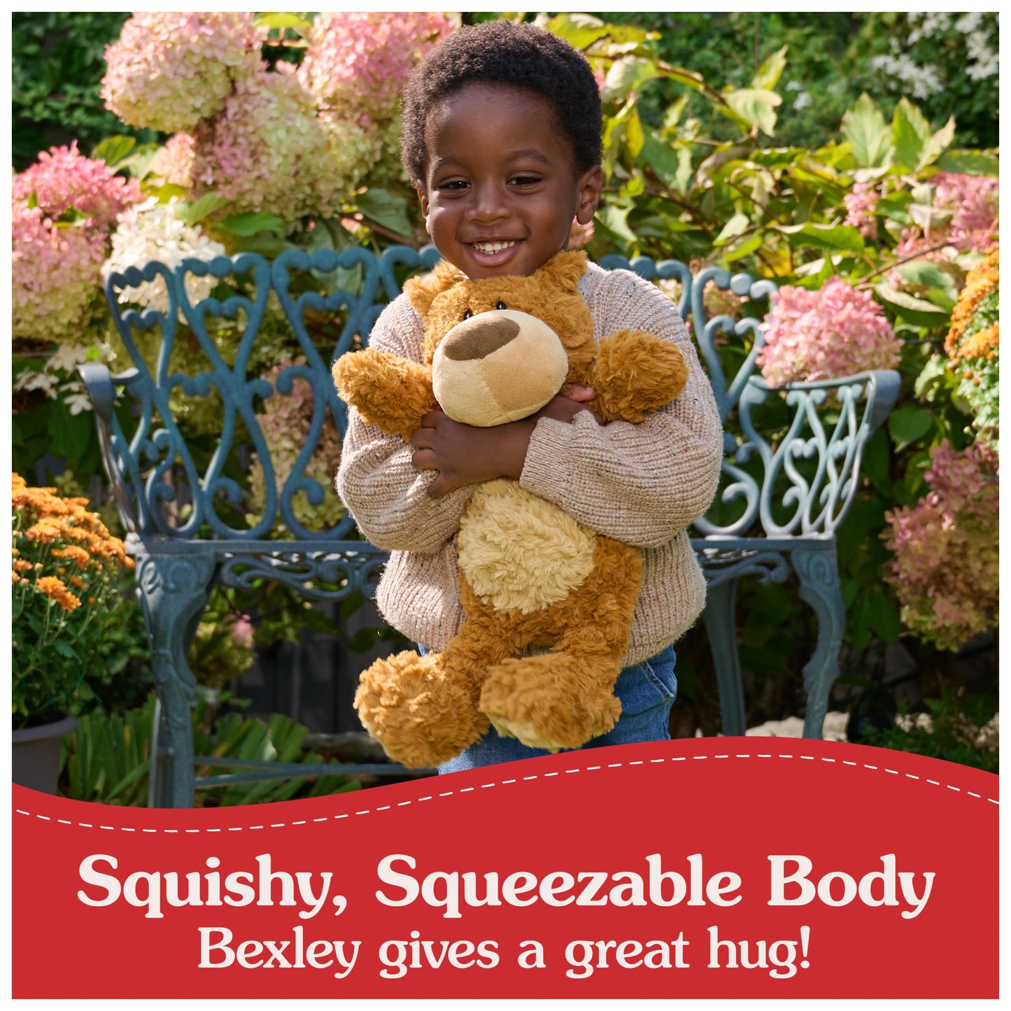 GUND Bexley Teddy Bear  enhanced Teddy Bear Stuffed Animal for Ages 1 and Up  Brown  12