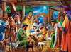 Holiday 100Pc Glitter Puzzle - Christ Is Born