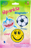 Needleart World Assorted Smile Diamond Dotz Magnets Facet Art Kit (3 Per Pack), Multicolor