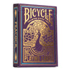 Bicycle Peacock Playing Cards - Purple - Cold Foil Premium Playing Card Deck For Card Games And Magic Tricks - Dazzling Design, Smooth Finish