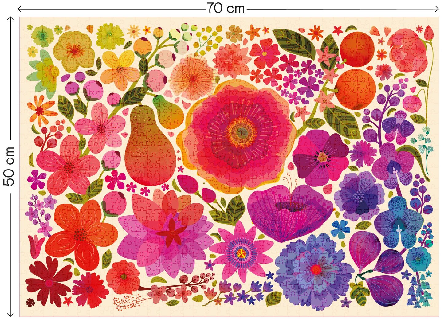 Elena Essex Puzzles for mature-themeds 1000 Pieces (Flowers in Bloom)