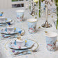 Talking Tables 8 x Blue Alice in Wonderland Paper Disposable Cups | Mad Hatter Themed Party Supplies for Afternoon Tea Party, On