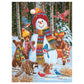 White Mountain Visiting The Snowman Winter Puzzles 500 Pieces Theme Jigsaw Puzzle For Kids Adults And Family