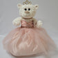 Kinnex Collections Since 1997 12' Quince Anos Quinceanera Last Doll Teddy Bear With Dress (Centerpiece) ~ Arc09831-30 (Rose Gold)