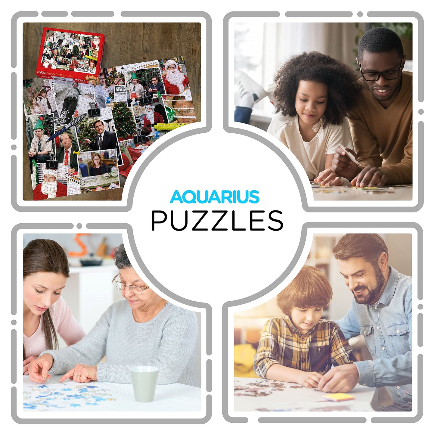 Aquarius The Office Puzzle (1000 Piece Jigsaw Puzzle) - Glare Free - Precision Fit - Officially Licensed The Office Merchandise & Collectibles - 20 X 28 Inches