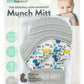 Malarkey Kids Teething Mitten - Silicone Baby Chew Toy, 1 Count, Dino Roar, Heals Gums & Promotes Stimulation