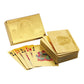 American Coin Treasures Ben Franklin Gold Foil Playing Cards, Small, Plastic, Model 13781