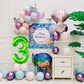Smlpuame 40 Inch Number Balloon 0-9 Green Large Number 3 Balloons,Digital Balloons For Birthday Party Celebration Decorations Su