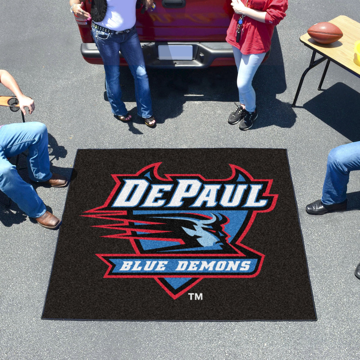 Fanmats 437 DePaul University Blue Demons Nylon Tailgater Rug