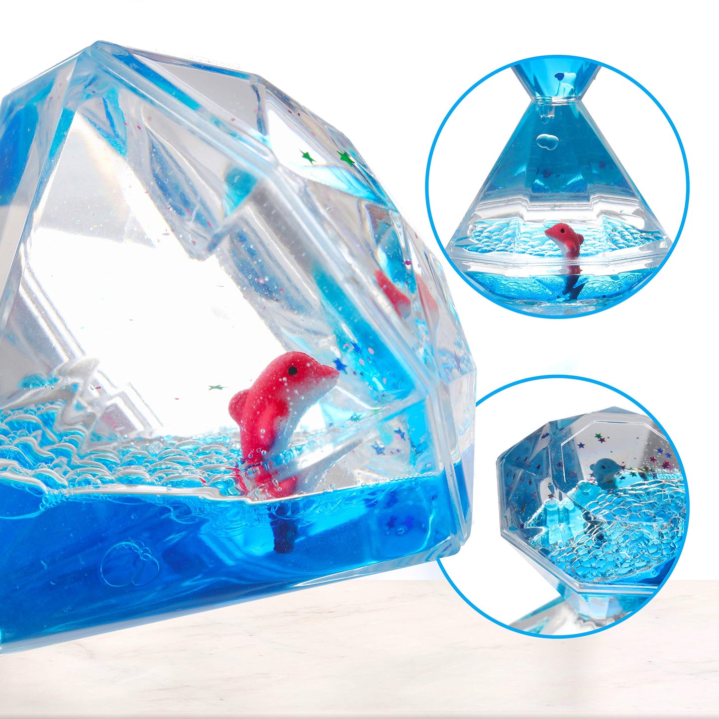 Sensory Toys Liquid Motion Timer Bubbler 3 Set - Best Fidget Toys For Kids Adults For Stress And Anxiety Relief, Calming Tool For Autism Children, Stocking Stuffers Kids Toddlers