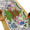 Tiny Expressions - Giant Coloring Posters Or Table Covers | Extra Large 30' X 72' Inches | Paper Banner For Parties | Huge Coloring Activity Pages For Kids (Happy Holidays Coloring Poster)