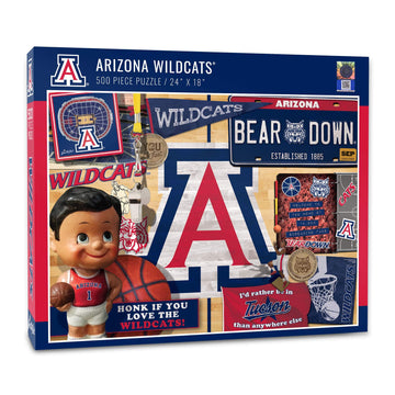 Youthefan Ncaa Arizona Wildcats Retro Series Puzzle - 500 Pieces
