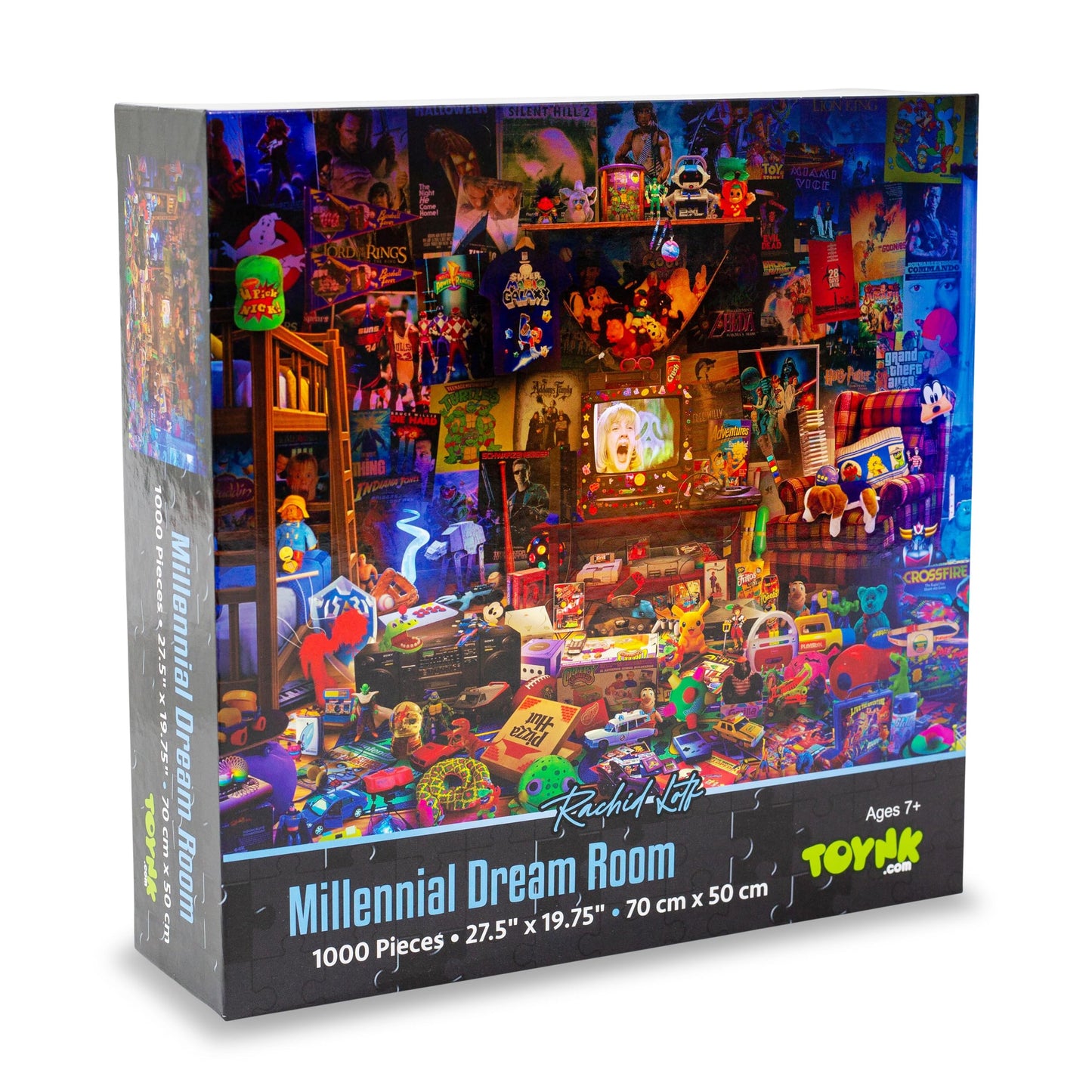 Millennial Dream Room 1000-Piece Jigsaw Puzzle By Rachid Lotf | Fun Brain Teaser, Toys & Games | 28 X 20 Inches