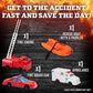 Fireman Action Figure Toys- 100Pc Firefighter Figurines Playset Includes Firemen, Firetrucks, Ambulances, Rescue Boats & More- G
