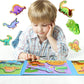 Magnetic Puzzles For Kids Ages 1-3, Travel Toddler Puzzles Ages 2-4 Year, Dinosaur Activities Toy For Boys & Girls 3-5 Yo - Lear