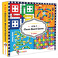 Popcorn Games & Puzzles 4 In 1 Classic Board Games For Smart Kids|Help To Boost Decision Making,Strategic Thinking And Problem S