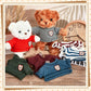 Sratte 8 Pcs Doll Clothes Bear Clothes Cute Stuffed Animal Doll Accessories Plush Toy Clothes Bear Sweater Outfit Fit Most 14-18 Inch Bears Animal Plush Dolls Stuffed Toys
