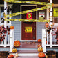4Es Novelty 6 Warning Signs 11x14 with Caution Tape Roll 20 Feet - Halloween Zombie Party Decorations Halloween Indoor Outdoor