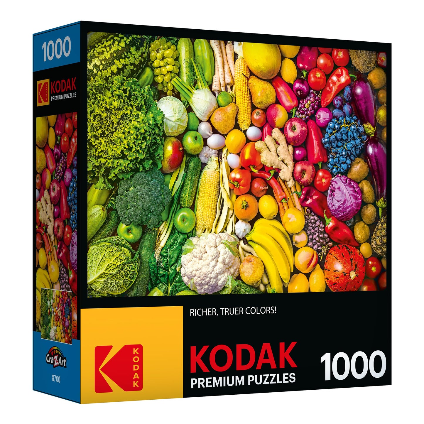RoseArt - Kodak enhanced - Rainbow Superfoods - 1000 Piece Jigsaw Puzzle for mature-themeds