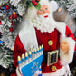 Santa'S Workshop 12'' Hanukkah Santa, Red