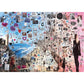 Miniwan - Artistic Collage Beach Puzzle - 1000 Piece Jigsaw Puzzle For Adults - Challenging Puzzle Perfect For Game Nights - Fin