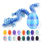 Cybermaker 12in 3D Printed Dragon Egg, Articulated Toy(Silk Glacier Mint)