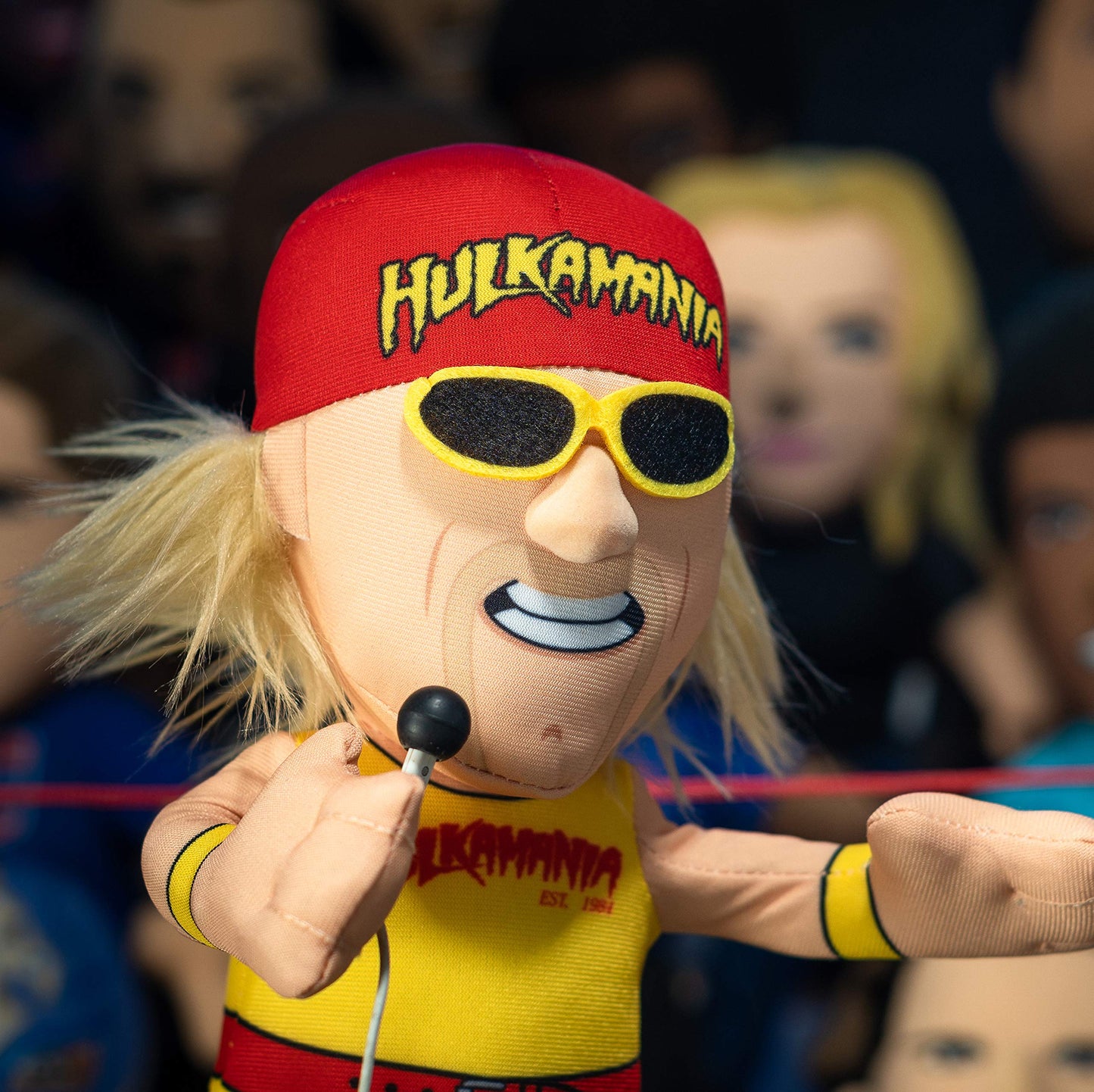 Bleacher Creatures Wwe Hulk Hogan 10' Plush Figure - A Wrestling Superstar For Play Or Display