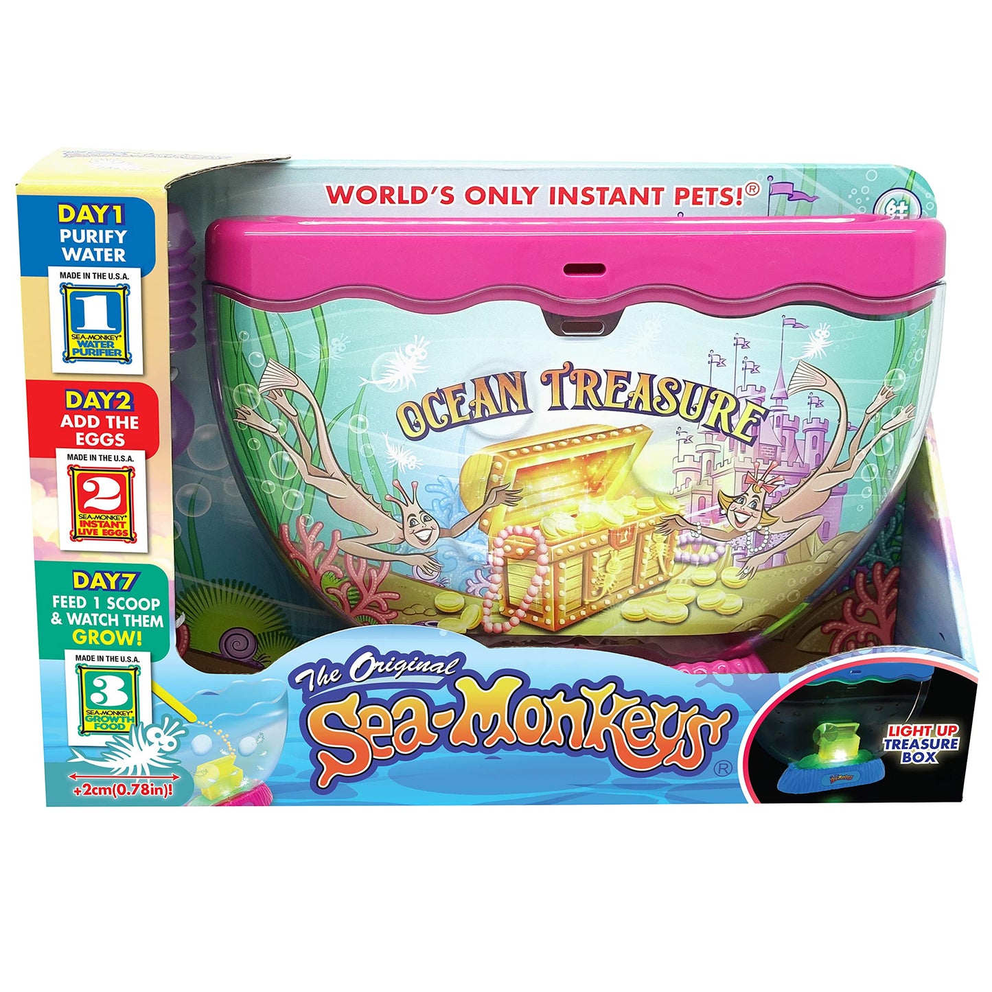 The Original Sea Monkeys - Ocean Treasure Aquarium - Grow Your Own Pets Educational Science Kit - Amazing Science Experiments Fo