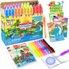 Giftinbox Invisible Ink Pens With Uv Light For Kids, Spy Pen Dinosaur Party Favors For Kids, 24Pack Invisible Ink Pen And Notebook, Uv Pen For Secret Message Escape Room Birthday Party Favors For Kids