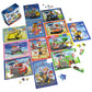 PAW Patrol: The Movie, 7 Wood Puzzles Jigsaw Bundle 12pc 16pc 24pc Chase Skye Marshall Rubble Show with Tray, for Kids Ages 4 an