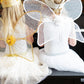 Little Adventures Shimmer Wings Costume Dress Up - Machine Washable Girl Pretend Play And Party Outfit (Silver)