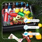Filltouch Rectangular Inflatable Serving Bar Floating Drink Holder For Pool Inflatable Cup Holders Hot Tub Accessories For Adult