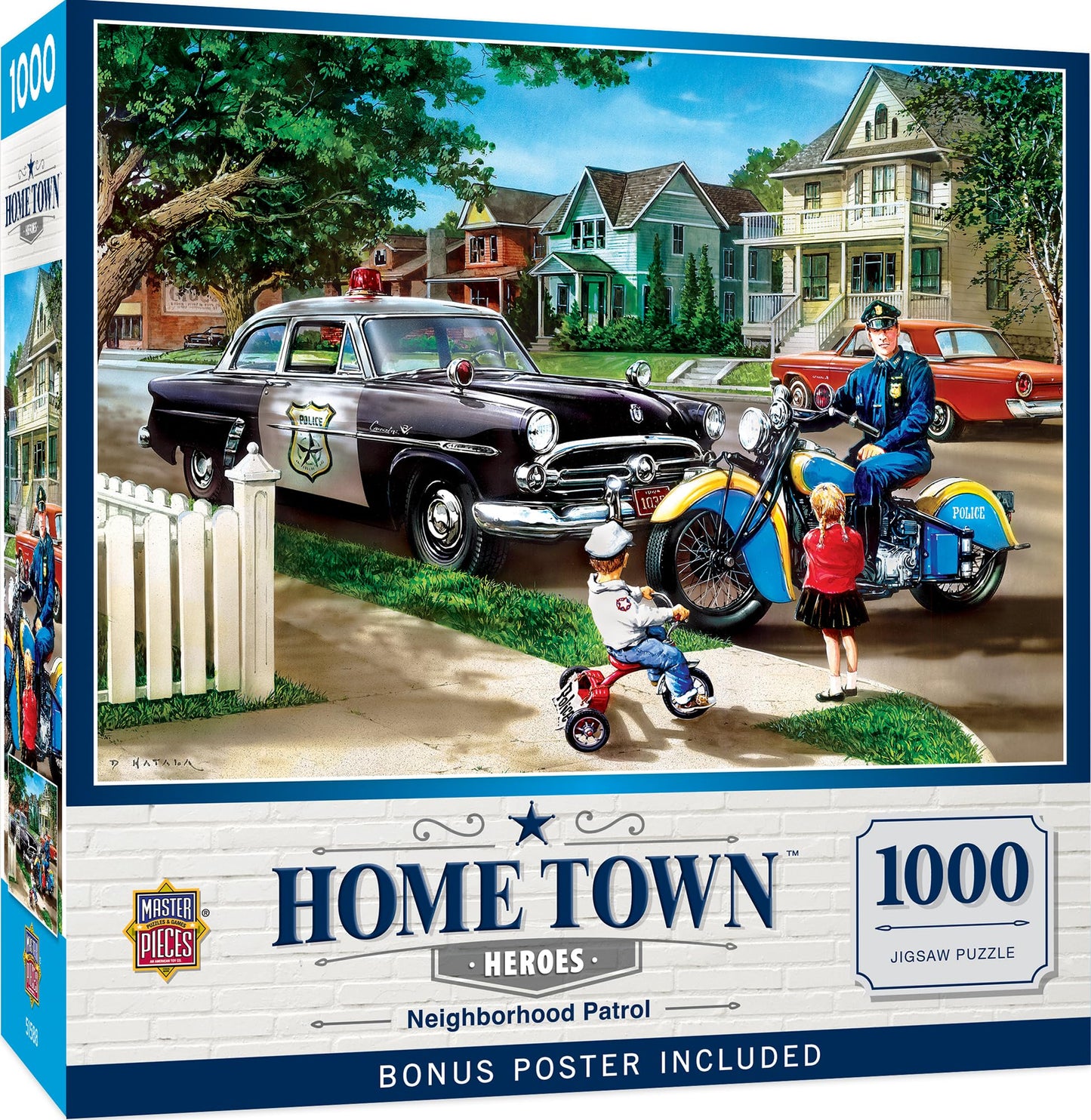 MasterPieces 1000 Piece Jigsaw Puzzle for Adults, Family, or Youth - Neighborhood Patrol - 19.25x26.75