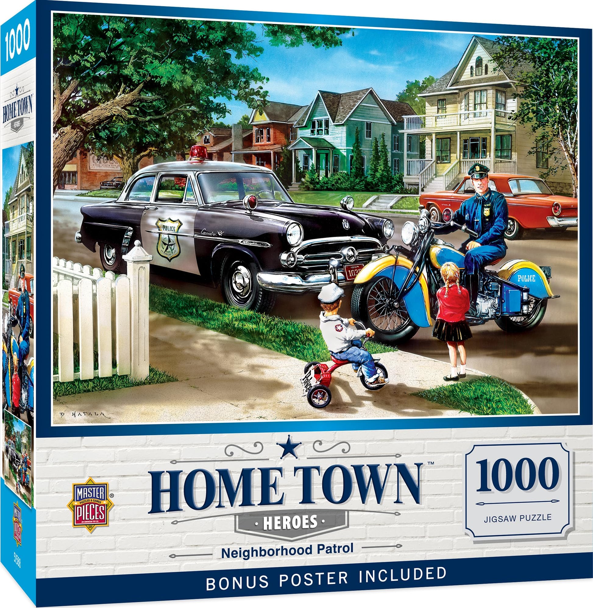 MasterPieces 1000 Piece Jigsaw Puzzle for Adults, Family, or Youth - Neighborhood Patrol - 19.25x26.75