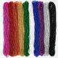100PCS Mardi Gras Beads, 10 Kinds of Color Bead Necklace Toy Party Favors, 33'' Bead Costume Bulk, Festival Parade Throw Accesso