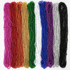 100PCS Mardi Gras Beads, 10 Kinds of Color Bead Necklace Toy Party Favors, 33'' Bead Costume Bulk, Festival Parade Throw Accesso