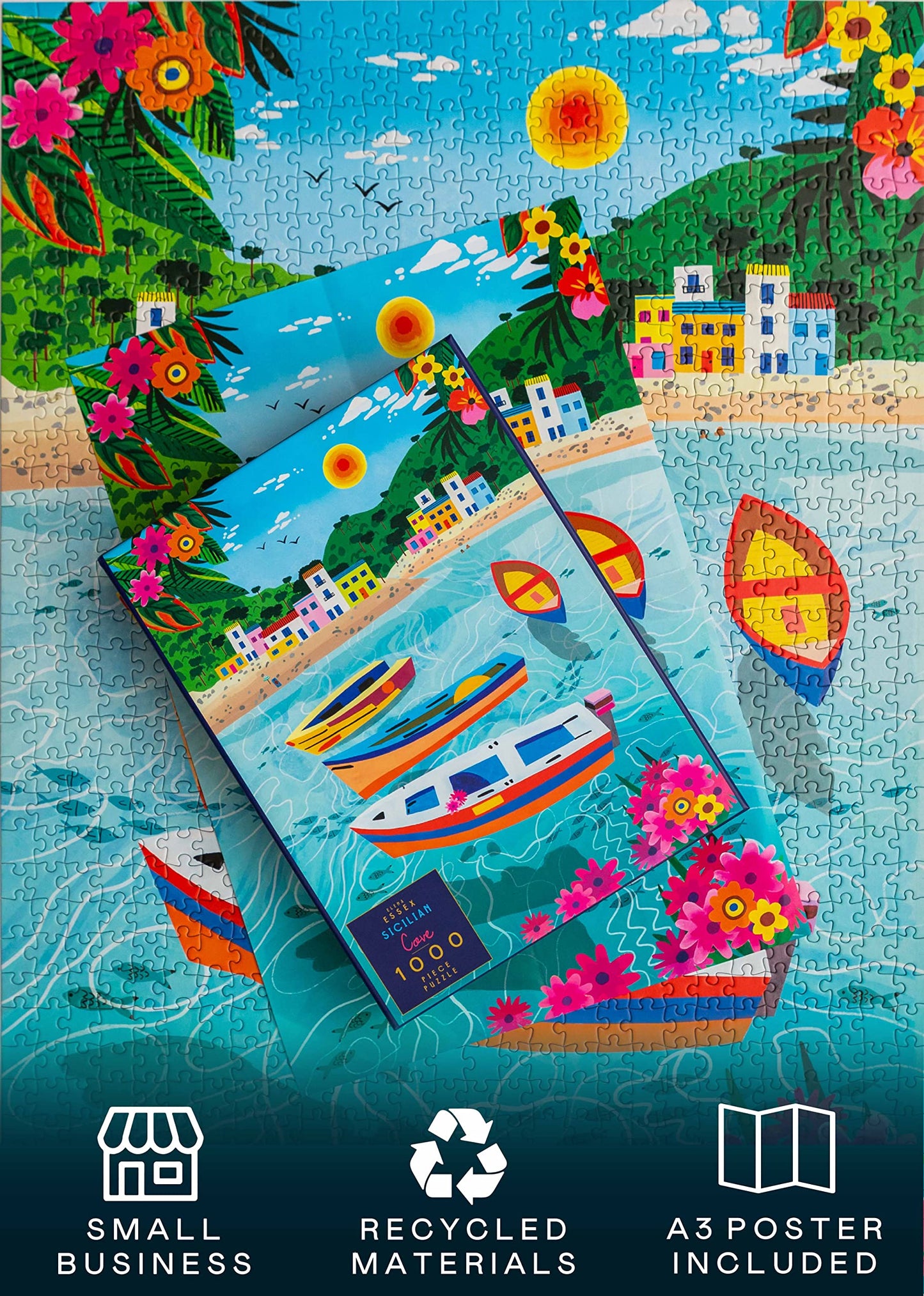 Elena Esssex Puzzle 1000 Pieces for mature-themeds (Sicilian Cove)