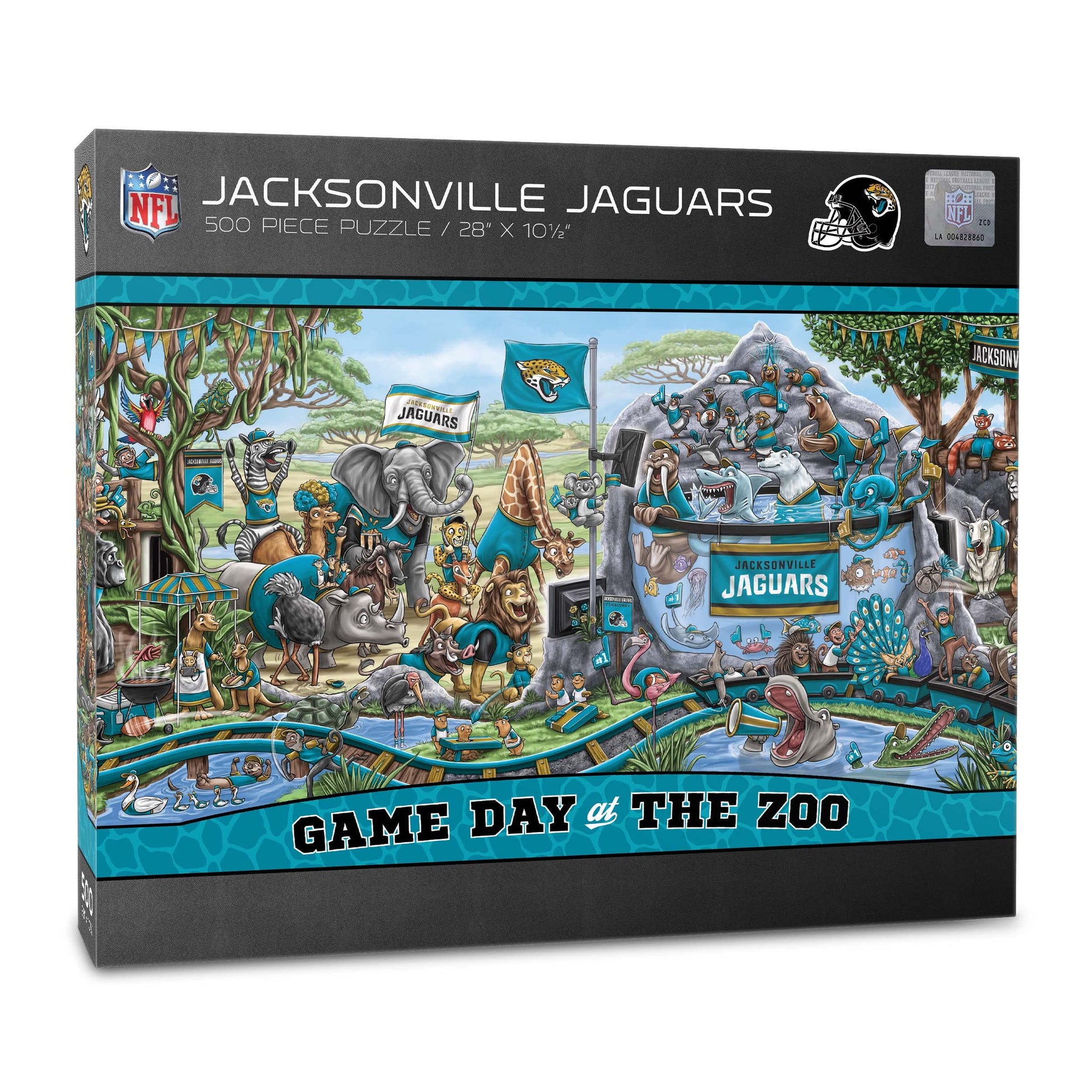 YouTheFan NFL Jacksonville Jaguars Game Day at The Zoo 500pc Puzzle