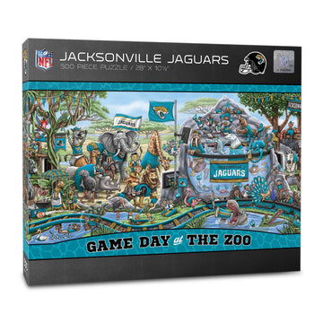 YouTheFan NFL Jacksonville Jaguars Game Day at The Zoo 500pc Puzzle