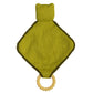 Mary Meyer Knitted Nursery Lovey With Silicone Teether, 10-Inches, Frog