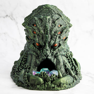 AUSPDICE DND Dice Tower - Dice Tower and Tray for RPG Games, Cave Style Dice Tower for Role Playing Dice