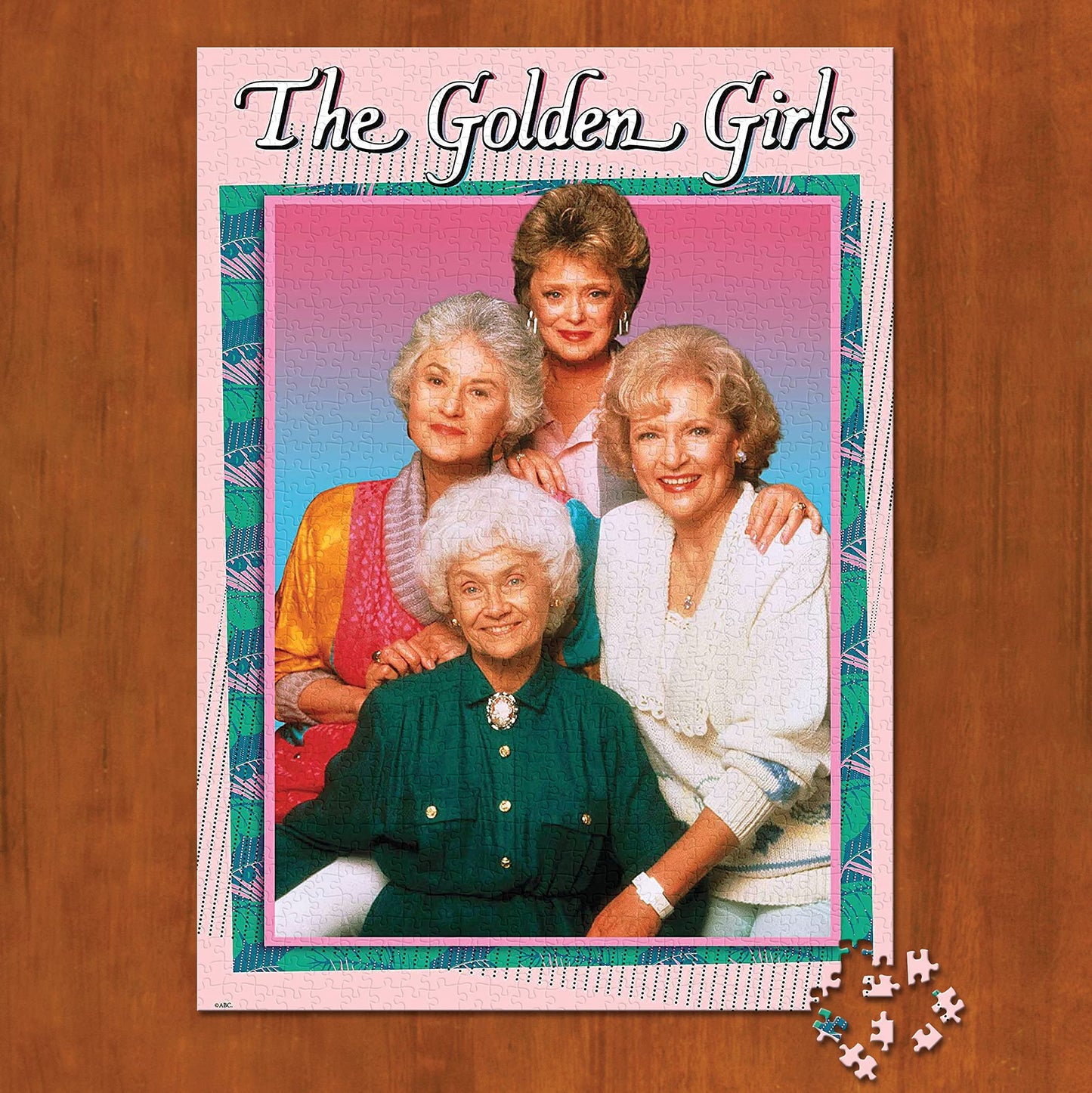 The Golden Girls 1000 Piece Jigsaw Puzzle | Officially Licensed Golden Girls Merchandise | Collectible Puzzle Featuring Blanche, Dorothy, Sophia, And Rose