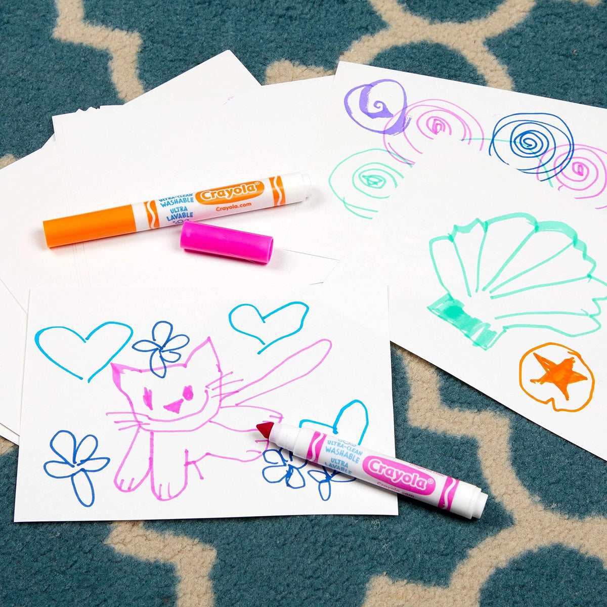 Crayola 64ct Washable Marker, Gel, Window & Board Markers Set