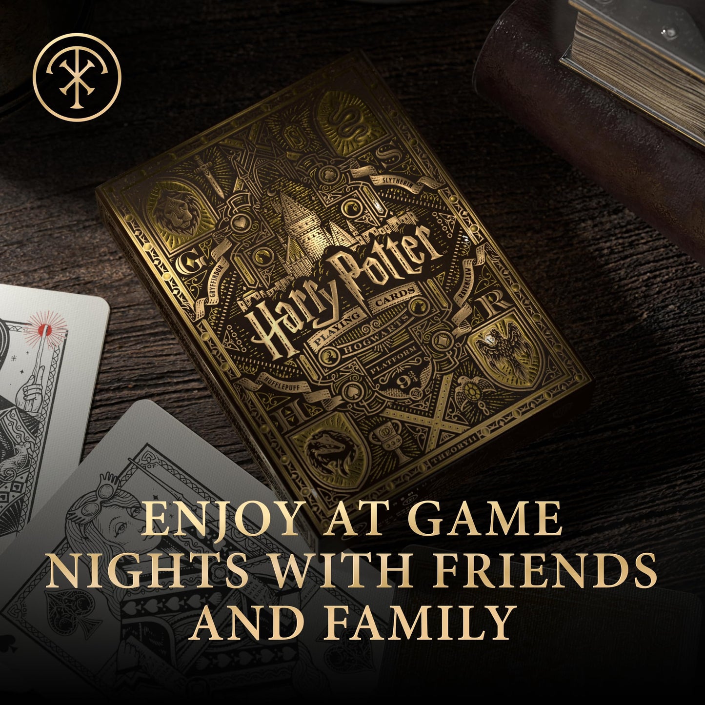 Theory11 Harry Potter Playing Cards - Yellow (Hufflepuff)