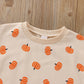 Fybitbo Halloween Baby Girl Boy Clothes Pumpkin Romper Sweatshirt Onesie Long Sleeve Bodysuit Top Fall Winter Outfit (Cute Pumpkin Onesie,6-12 Months)