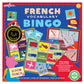 Eeboo: French Bingo Vocabulary Game, Includes- Pronunciation Guide & Drawsting Bag, 6 Game Boards, 48 Playing Chips, 2 To 6 Players, For Ages 5 And Up