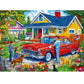 500 Piece Puzzle for Adults,Family Car Wash Puzzles for Adults Kids Elderly,Recycled Cardboard Weekend Life Puzzles 500 Piece,Ch