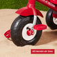 Radio Flyer Ultimate All-Terrain Stroll N Trike, Kids and Toddler Tricycle, Red Toddler Bike, for Ages 9 Months - 5 Years
