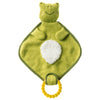 Mary Meyer Knitted Nursery Lovey With Silicone Teether, 10-Inches, Frog
