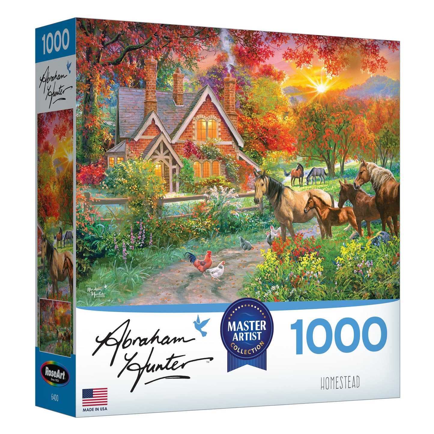 Roseart - Abraham Hunter - Homestead - 1000 Piece Jigsaw Puzzle For Adults